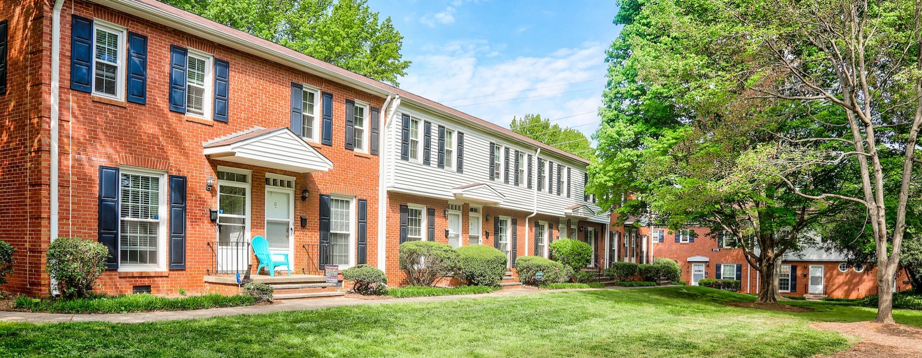 a large brick house